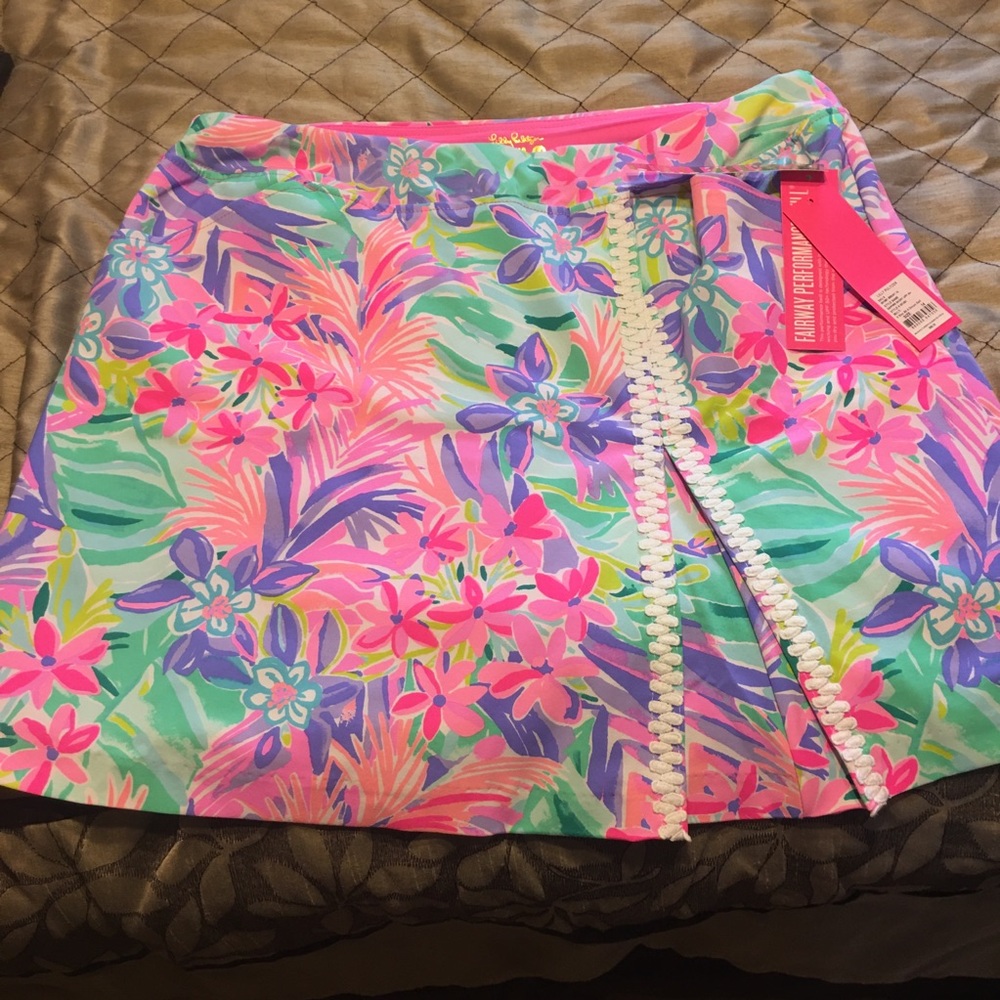 NWT Lilly Pulitzer sz14 Daphine skort